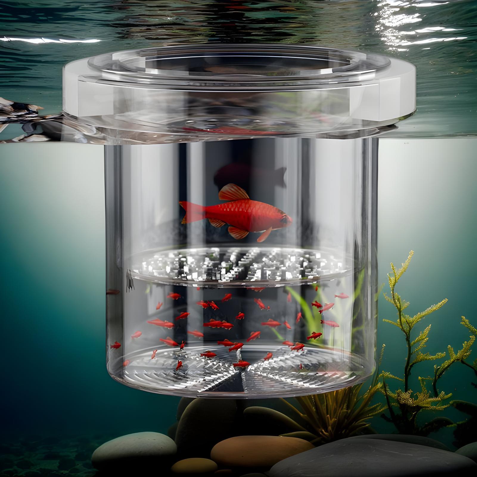 Floating Fish Breeding Isolati - Betta Fish Tank ulasan dan harga