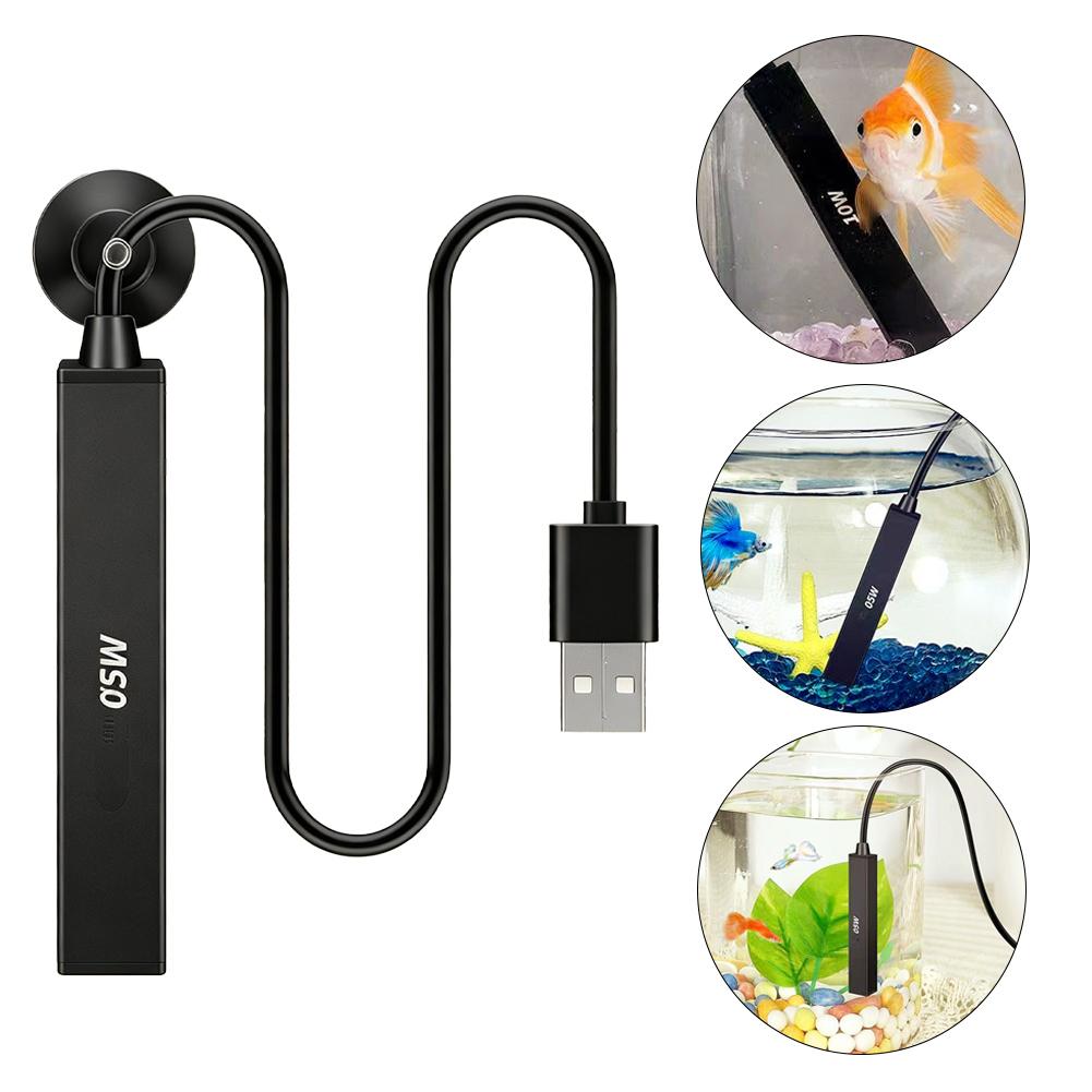 Mini USB Aquarium Heater 5V Au - Betta Fish Tank ulasan dan harga