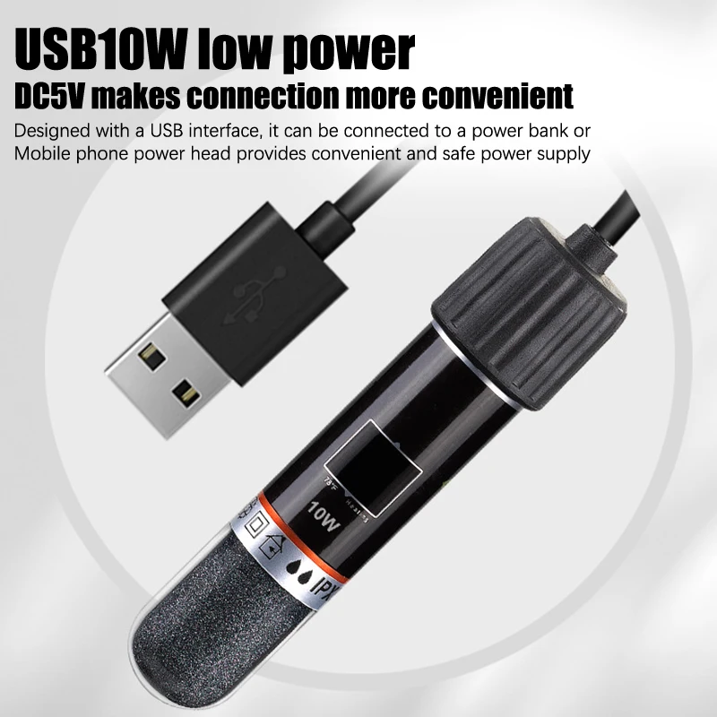 USB 26°CMini Aquarium Immersio - Fish Tank Heater ulasan dan harga